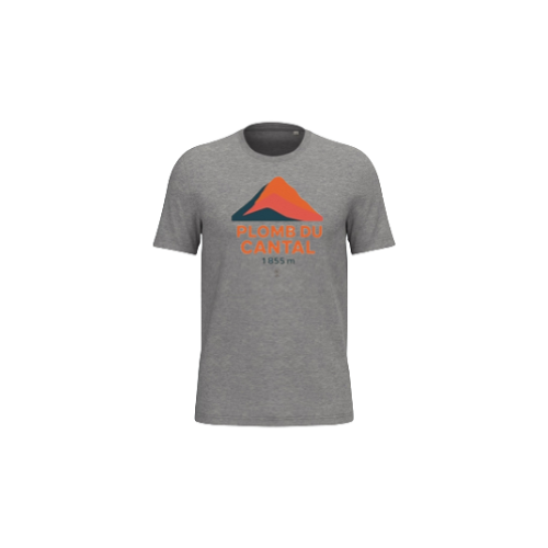 Cantal Shop | TEE SHIRT PLOMB DU CANTAL GRIS