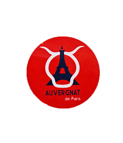 Cantal Shop | STICKER ROND AUVERGNAT DE PARIS PETIT MODÈLE