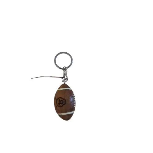 Cantal Shop | PORTE CLES BALLON RUGBY BOIS 