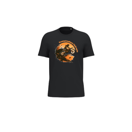 Cantal Shop | TEE SHIRT CANTAL ENDURO THERAPIE NOIR