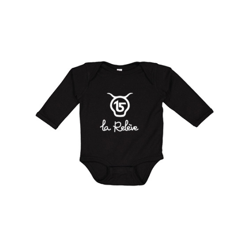 Cantal Shop | BODY MANCHES LONGUES BEBE NOIR