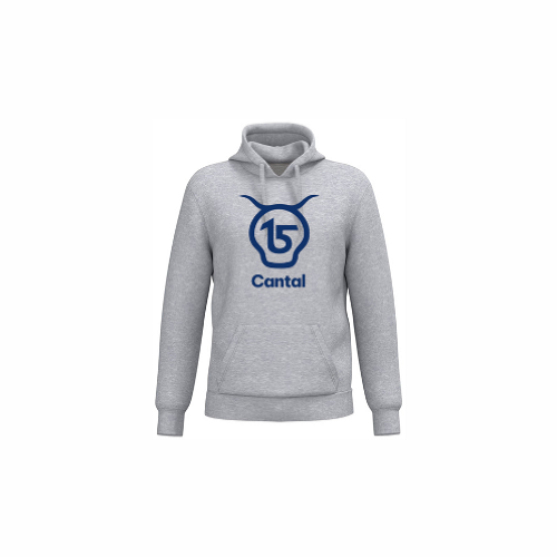 Cantal Shop | SWEAT CAPUCHE SALERS 15 GRIS