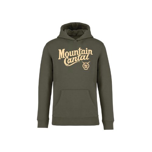 Cantal Shop | SWEAT CAPUCHE MOUNTAIN CANTAL KAKI