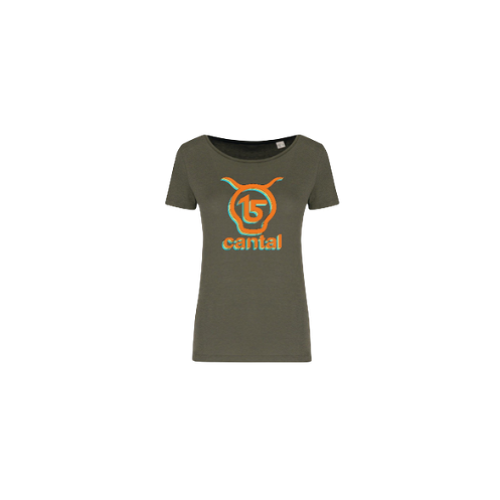 Cantal Shop | TEE SHIRT FEMME 15 EN RELIEF KAKI
