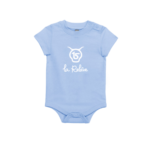 Cantal Shop | BODY MANCHES COURTES LA RELEVE BLEU CIEL