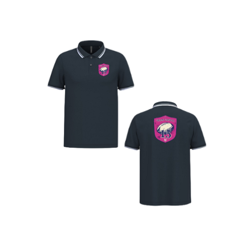 Cantal Shop | POLO MANCHES COURTES TEAM CANTAL BLEU MARINE