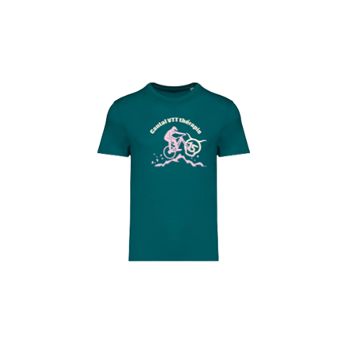 Cantal Shop | TEE SHIRT CANTAL VTT THERAPIE BLEU