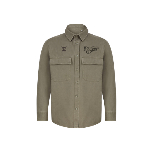 Cantal Shop | SURCHEMISE MANCHES LONGUES MOUNTAIN KAKI