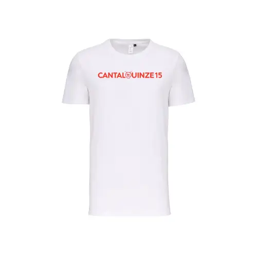 Cantal Shop | TEE-SHIRT CANTAL QUINZE TORSE BLANC 