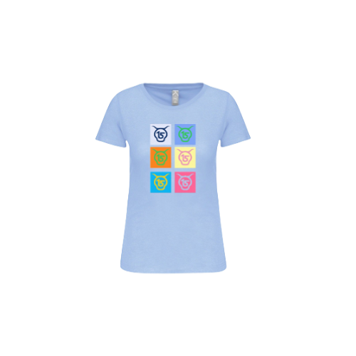 Cantal Shop | TEE SHIRT FEMME WHAROL BLEU CIEL