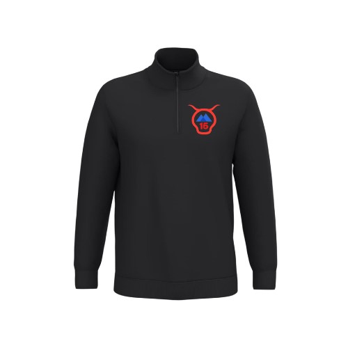 Cantal Shop | SWEAT COL ZIP TETE 15 TRIANGLE NOIR