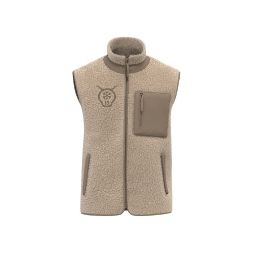 Cantal Shop | SHERPA SANS MANCHES FLOCON TETE BEIGE