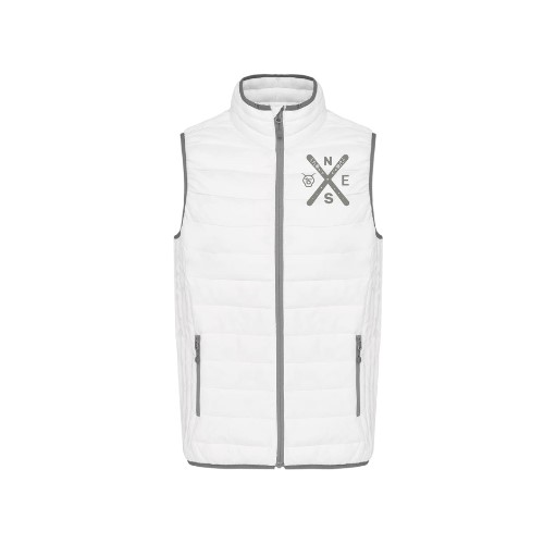 Cantal Shop | DOUDOUNE SANS MANCHES SKI CROIX COEUR BLANC