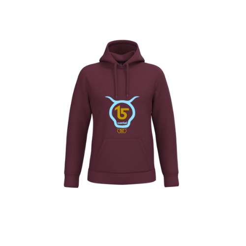 Cantal Shop | SWEAT A CAPUCHE SALERS 15 BORDEAUX 
