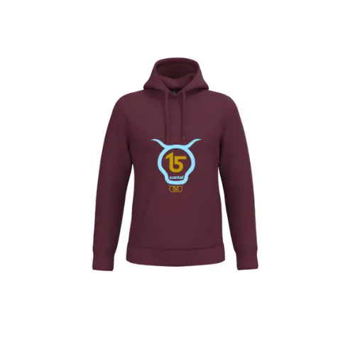 Cantal Shop | SWEAT A CAPUCHE SALERS 15 BORDEAUX 