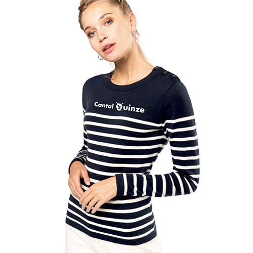 Cantal Shop | PULL MARINIÈRE CANTAL QUINZE