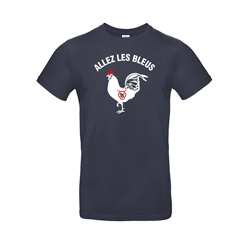 Cantal Shop |  - TEE-SHIRT ENFANT ALLEZ LES BLEUS MARINE