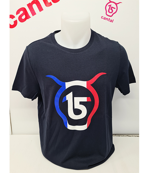 Cantal Shop | TEE-SHIRT BLEU BLANC ROUGE SALERS 15