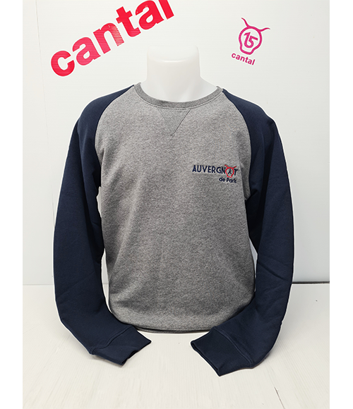 Cantal Shop | SWEAT COL ROND AUVERGNAT DE PARIS