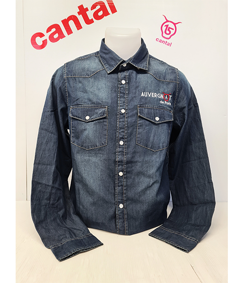 Cantal Shop | CHEMISE EN JEAN AVUERGNAT DE PARIS