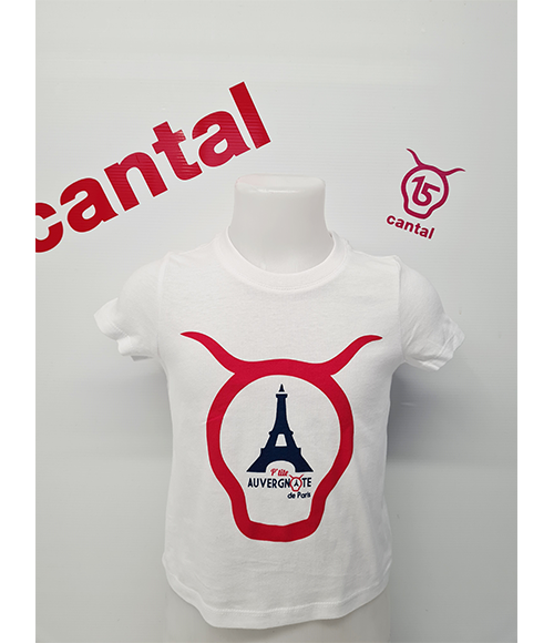 Cantal Shop | TEE-SHIRT P'TITE AUVERGNATE DE PARIS