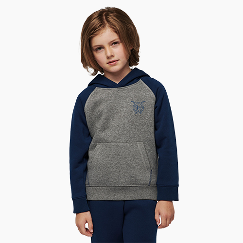 SWEAT ENFANT À CAPUCHE BICOLORE SALERS 15
