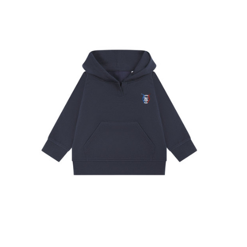 Cantal Shop | SWEAT CAPUCHE BEBE BLEU MARINE TETE BBR