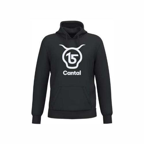 Cantal Shop | SWEAT CAPUCHE SALERS 15 NOIR