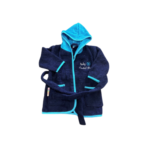 Cantal Shop | PEIGNOIR A CAPUCHE BEBE BLEU