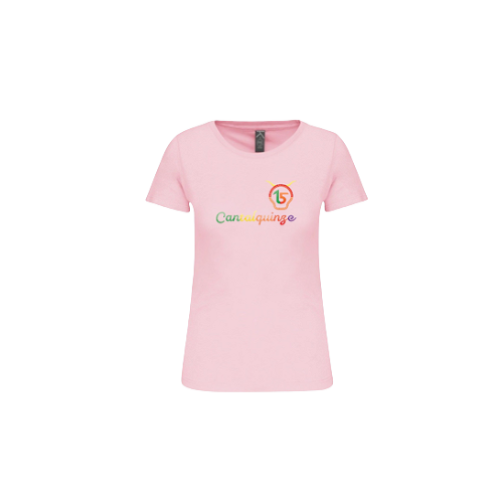 Cantal Shop | TEE SHIRT FEMME CANTALQUINZE ROSE
