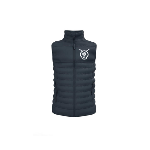 Cantal Shop | DOUDOUNE SANS MANCHES TETE FLOCON BLEU MARINE