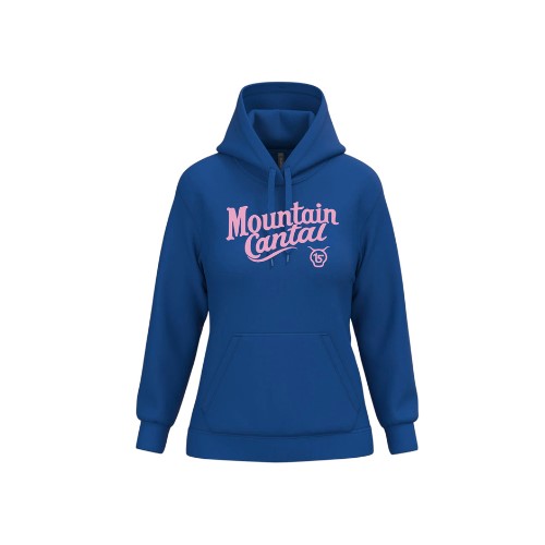 Cantal Shop | SWEAT CAPUCHE MOUNTAIN CANTAL BLEU AZUR