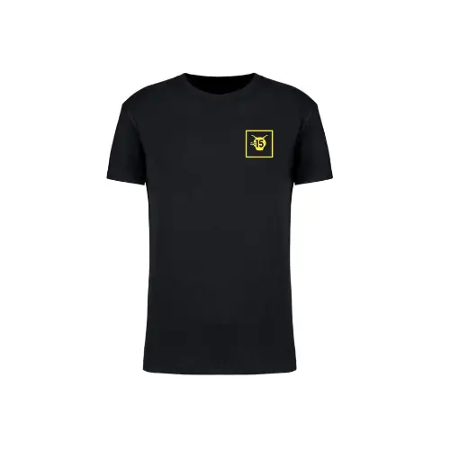 Cantal Shop | TEE SHIRT TETE 15 COEUR NOIR