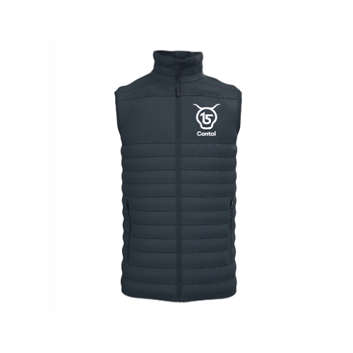 Cantal Shop | DOUDOUNE SANS MANCHES SALERS 15 BLEU MARINE