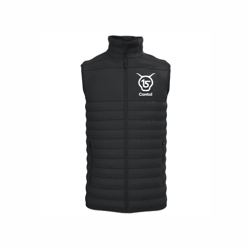 Cantal Shop | DOUDOUNE SANS MANCHES SALERS 15 NOIR