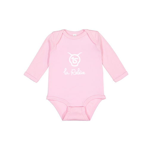 Cantal Shop | BODY MANCHES LONGUES BEBE ROSE