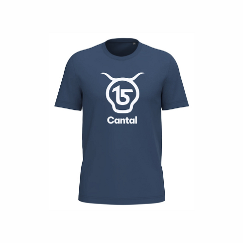 Cantal Shop | TEE SHIRT MANCHES COURTES SALERS 15 BLEU MARINE