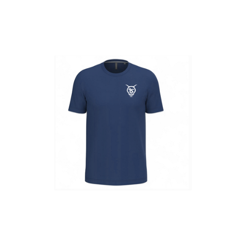 Cantal Shop | TEE SHIRT HOMME TETE COEUR ET DOS BLEU 