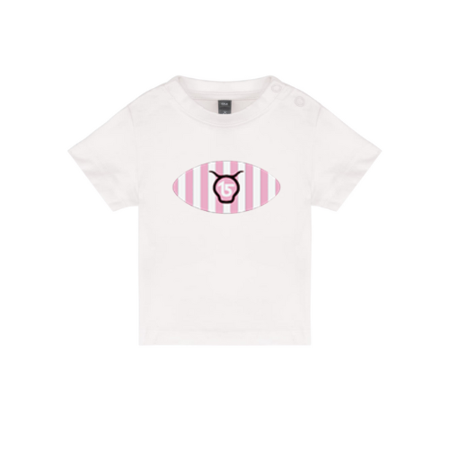 Cantal Shop | TEE SHIRT MANCHES COURTES BEBE OVALE BLANC