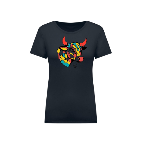 Cantal Shop | TEE SHIRT VACHE CALEIDOS MARINE