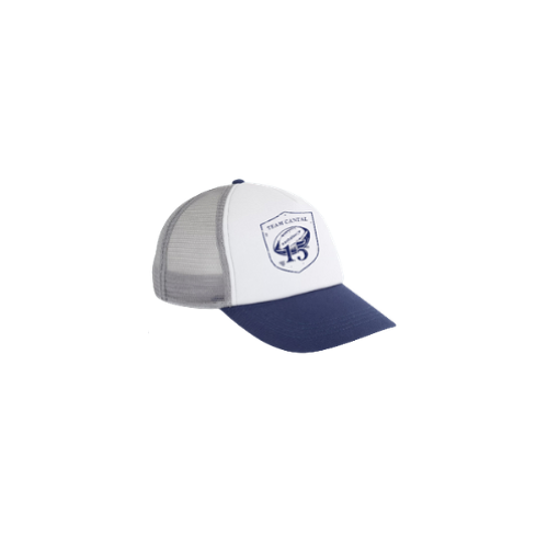 Cantal Shop | CASQUETTE TRUCKER TEAM CANTAL RUGBY BLANC/BLEU