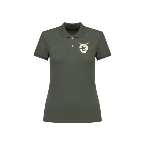 Cantal Shop | POLO MANCHES COURTES TETE COEUR KAKI
