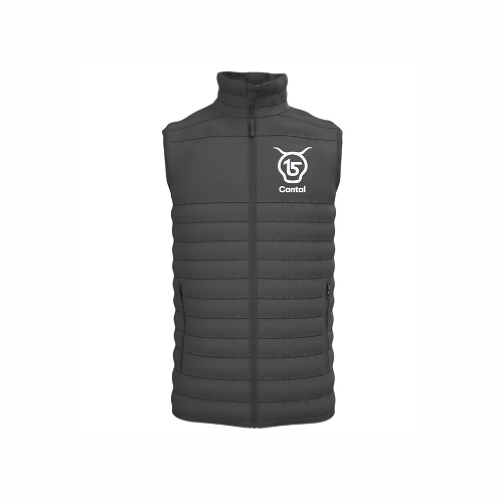 Cantal Shop | DOUDOUNE SANS MANCHES SALERS 15 GRIS ANTHRACITE