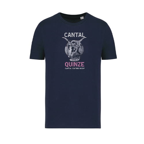 Cantal Shop |  - TEE-SHIRT ENFANT RUGBY XV VINTAGE MARINE