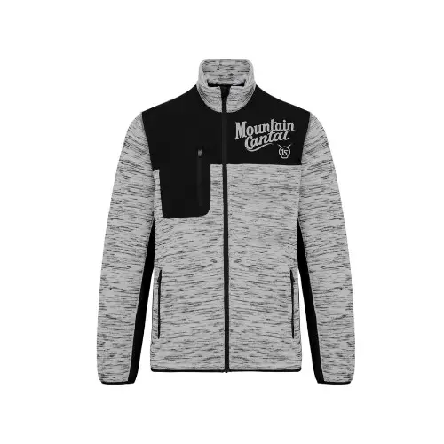 Cantal Shop | VESTE CHINEE SOFTSHELL POLYTRICOT GRIS CHINE