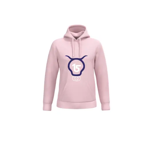 Cantal Shop | SWEAT A CAPUCHE SALERS 15 ROSE 