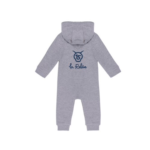 Cantal Shop | GRENOUILLERE MANCHES LONGUES CAPUCHE BEBE GRIS