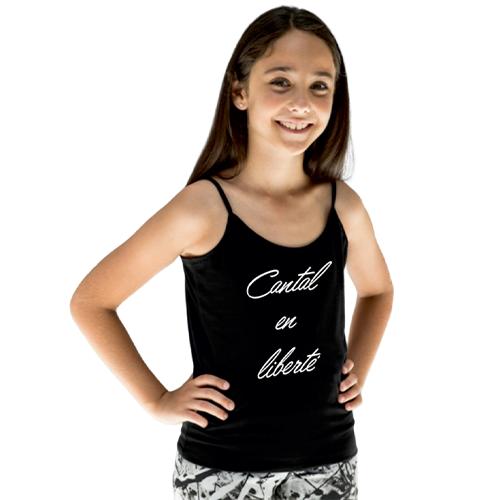 Cantal Shop | DÉBARDEUR ENFANT CANTAL EN LIBERTÉ NOIR