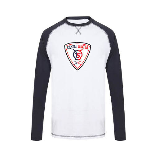 Cantal Shop | TEE-SHIRT ML BICOLORE TRIANGLE CANTAL WINTER
