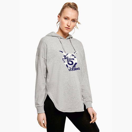 Cantal Shop | SWEAT À CAPUCHE OVERSIZE EXPERIENCE GRIS